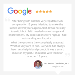 Reviews of Dr. Arthur Cambeiro, M.D.